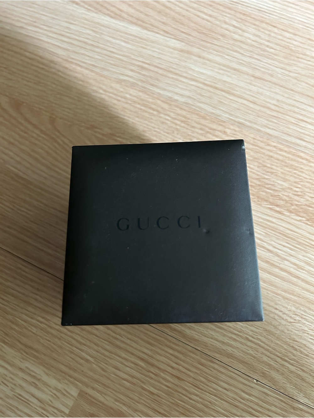Vintage 2000s Gucci Dark Brown Black Jewelry Watch Box Timepiece